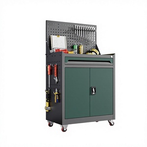 Carrito de Herramientas Multifuncional para Reparación de Automóviles, Acero, 1 Cajón, Capacidad de Carga de 250 kg, Taller Móvil de Grado Industrial, Cerradura con Llave - Product Image 1