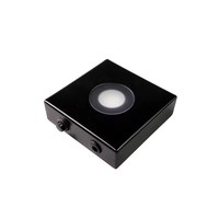 Affichage LED en bois avec adaptateur secteur, support de base de lumière blanche alimenté par USB avec 5 LED pour l'art du verre laser en cristal 3D