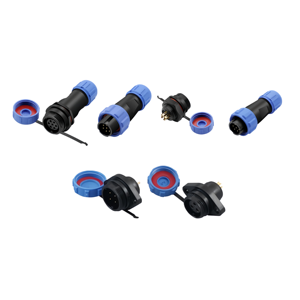 SP loạt kết nối điện SP13 <span class=keywords><strong>7pin</strong></span> Nam Nữ cắm ổ cắm IP68 Nylon chống thấm nước nhà ở đồng vàng mạ Cáp - Product Image 1