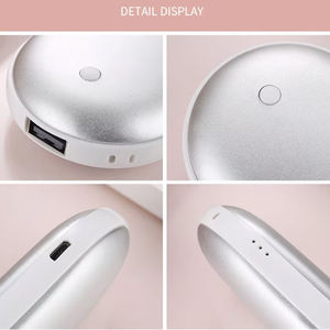 Chauffe-mains d'hiver personnalisés pour l'extérieur, mini chauffe-mains rechargeables par USB, chauffe-pieds et jambes réutilisables, chauffe-mains magnétiques pour l'hiver - Product Image 3