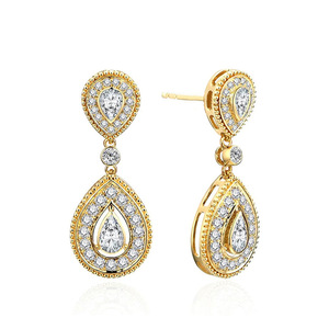 Eleganti Orecchini a Goccia per Donne, Gioielli di Moda per Spose, Matrimoni e Serate di Gala - Product Image 1