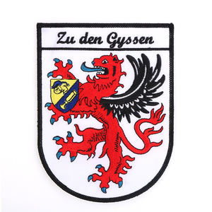 Patch Ricamate 3D Personalizzate OEM, Logo Personalizzato <span class=keywords><strong>Online</strong></span>, Applicazione a Caldo/Adesiva per Vestiti, Cappelli, Charm - Product Image 1