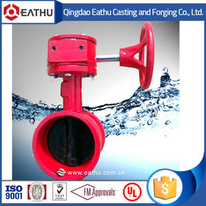 <span class=keywords><strong>Vanne</strong></span> papillon de poignée de volant de connexion de cannelure - Product Image 4