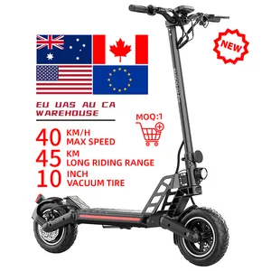 EU US CA AU Stock Factory 1000W Electric Scooter Wholesale EU Warehouse Stock Electric Scooter 10 Inch Off Road Electric Scooter