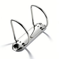 Pince de reliure en métal électroplaqué écologique TC de haute qualité, type D, à 2 anneaux, A7 PD133-2-65/36