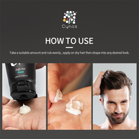 Produit coiffant pour cheveux lisse et mat personnalisé, pâte capillaire pour hommes, tenue forte