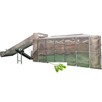 Hoogwaardige automatische industriële droger voor groenten, moringa bladeren en aardappelen, met mesh-band droogapparatuur