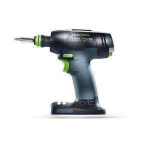 FESTOOL-576448สว่านไร้สาย T 18 + 3-พื้นฐานไม่มีแบตเตอรี่-EAN ไดรเวอร์ที่มีผลกระทบ4014549360149และสว่านไร้สาย - Product Image 5