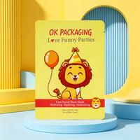 Sachets de masque facial à trois soudures latérales, pochettes d'emballage cosmétique personnalisées, sachets d'emballage pour masques faciaux, pochettes pour masques en feuille, vente en gros