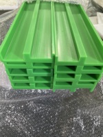 Blok Slider UHMWPE Kelas Makanan untuk Pemandu Rantai Konveyor Pengolahan Makanan, Layanan Pemotongan Khusus, Bantalan Anti Aus