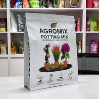 Sac d'emballage personnalisé pour engrais et semences, à fond plat, robuste, pour l'agriculture, pour la nutrition des plantes, sac à compost