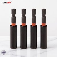 Porte-embouts magnétique robuste à tige hexagonale de 1/4 po avec guide-vis, pour visseuse à chocs et perceuse électrique, qualité industrielle