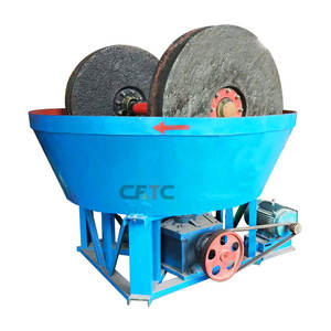 Gold Clay <b>Mining</b> <b>Machinery</b> Equipment Round Grinding Wet Pan Mill 1200 1500 to Sudan Zimbabwe South Africa - Product Image 6