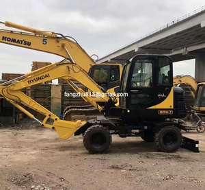 Excavatrice sur chenilles d'occasion Hyundai R60W-7 d'origine coréenne à vendre - Product Image 2
