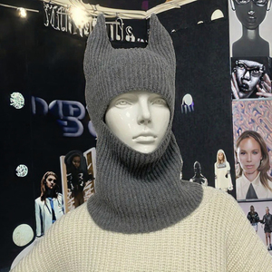 หน้ากากไหมพรมคลุมหน้าแบบเต็มหน้า ลายทาง สำหรับกิจกรรมกลางแจ้ง สไตล์ฮิปฮอป เหมาะสำหรับทุกเพศทุกวัย ใช้สำหรับเล่นกีฬา - Product Image 3