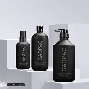 Oem Eco-Custom Body Wash Verpakking Plastic Flessen Voor Vloeibare Zeep Hdpe Huidverzorging Lege Fles Set