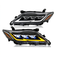 Ensemble de phares LED modifiés avec feux de jour LED et clignotants séquentiels pour Toyota Camry version américaine 2012-2014