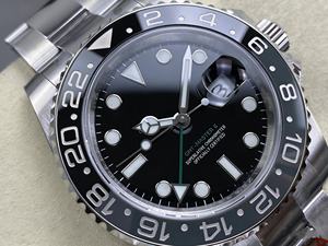 Reloj Mecánico de Súper Calidad, 40 mm, Fábrica VS, Acero 904L, Movimiento ETA 3285, 126711, Peso 172 g, Negro Gris, Reloj GMT - Product Image 2