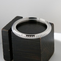 Bisel Intercambiable Estilo Diamante SKX007 009 de Acero Inoxidable 316L para Reloj de Pulsera, Herramienta y Pieza