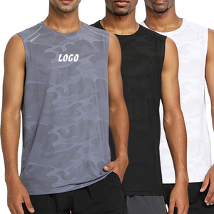 Chaleco Deportivo Personalizado con Logotipo, Camiseta sin Mangas para Gimnasio y Fitness, Chaleco de Entrenamiento Elástico para Hombre - Product Image 4