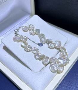 Đặc biệt cung cấp Vòng tay ngọc trai cánh hoa ~ siêu cá tính!! Mỗi ngọc trai là duy nhất S925 Clasp - Product Image 4