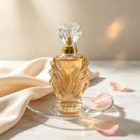 Bouteille de parfum transparente 30ml 50ml 100ml avec boîte, sérigraphie/estampage à chaud, emballage cosmétique, vente en gros, fournisseur d'usine OEM
