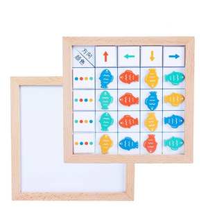 Gran oferta Montessori niños madera pez Color flecha tablero a juego educación preescolar juguetes de <span class=keywords><strong>dibujo</strong></span> para niños - Product Image 2
