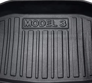 แผ่นรองท้ายรถสำหรับเทสล่า โมเดล 3 ทนทานทุกสภาพอากาศ วัสดุ TPO กันลื่น 1 ชิ้น - Product Image 4