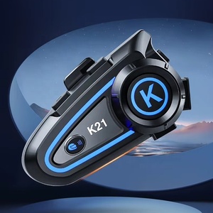 K21 Motorradhelm-<span class=keywords><strong>Headset</strong></span> zum Fahren, Sprachassistent & 40mm Dynamischer Lautsprecher Helm-Audio-Kit - Product Image 2