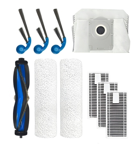 <span class=keywords><strong>Accessoires</strong></span> pour aspirateur <span class=keywords><strong>Ecovacs</strong></span> T80 OMNI : brosse principale, brosse latérale, sac à poussière, filtre, filtre pour usage domestique, sac à poussière - Product Image 1