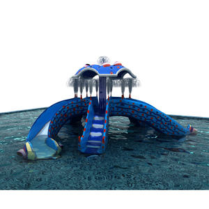 Toboggan aquatique pour enfants Équipement de terrain de jeu extérieur pour parc aquatique d'été Toboggans aquatiques passionnants pour la récréation heureuse des enfants - Product Image 1