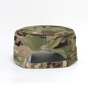 卸売 パトロールキャップ カデット カスタムロゴデザイン フラットトップ トレーニング 森林 砂漠 耐久性キャンバス カモ柄生地 アウトドア タクティカルハット - Product Image 4