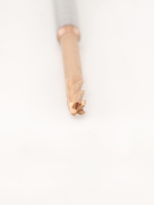 55 graden Wolframstaal diepe groef ronde neus frees met lange hals, ruimtebesparende verlengde legering frees - Product Image 5