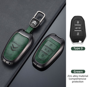Logo imprimé <span class=keywords><strong>de</strong></span> haute qualité pour citroen peugeot <span class=keywords><strong>ds3</strong></span> c5 cuir en alliage <span class=keywords><strong>de</strong></span> zinc métal voiture clé à distance <span class=keywords><strong>coque</strong></span> <span class=keywords><strong>de</strong></span> couverture avec porte-clés - Product Image 6