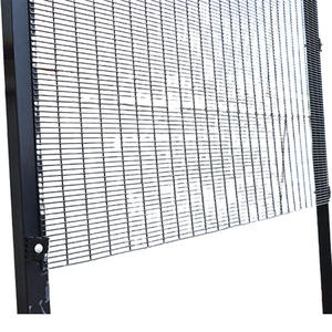 Rắc rối-miễn phí thiết lập Carbon thép chống leo lên hàng rào an ninh cổng công nghiệp vườn lưới tấm màu xanh lá cây 3D Crafted 3D mô hình - Product Image 4