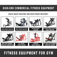 Offre Spéciale : Équipement de Gym Commercial – Machine Hack Squat et Leg Press 45 Degrés