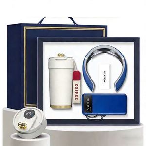 Maxfree - Ensemble Cadeau d'Affaires Promotionnel 3-en-1 de Luxe avec Logo Personnalisé : Tasse, Ventilateur et Humidificateur - Meilleures Ventes - Product Image 1
