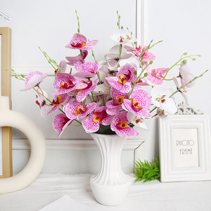 Orquídeas Phalaenopsis Artificiales Lichao, 5 Ramas, PVC, Goma Suave, Tacto Real, Decoración para el Hogar y Bodas - Product Image 3