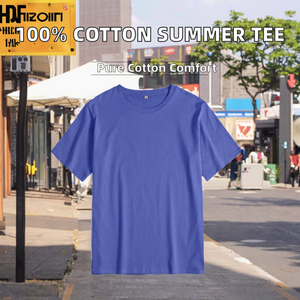 เสื้อยืดผู้ชายผ้าฝ้ายแท้ 100% แบบถักเนื้อแน่น ระบายอากาศได้ดี เป็นมิตรกับสิ่งแวดล้อม สไตล์จีน สำหรับฤดูร้อน รับสั่งทำลวดลาย ขายส่งตามสั่ง - Product Image 2