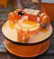 Ventouse électromagnétique pour excavatrices 23-26 tonnes, accessoire moteur, couleur jaune, force magnétique puissante, coque durable