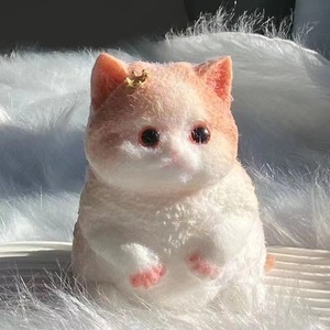 Jouet chat moelleux en TPR, jouet sensoriel anti-stress pour enfants et adultes, cadeau de Noël - Product Image 2