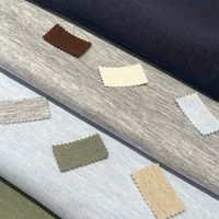 Tissu en microfibre mélange de laine bio Season Flex, fil peigné 32S/32S, densité 68x68, tissage uni, largeur 160 cm, poids moyen, thermique
