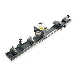 Torno de alta precisión horizontal de doble husillo y doble mandril de doble vía para reparación de tacos y palos de billar - Product Image 2