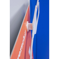 Étiquette adhésive en PVC pour étagère de magasin, logo personnalisé imprimé, support léger pour affichage promotionnel des prix