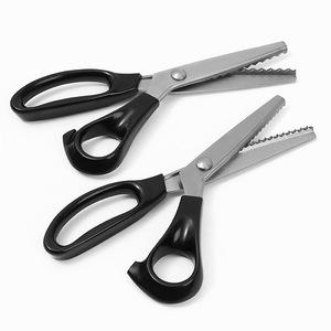 Hot bán thép không gỉ kéo đa chức năng răng cưa kéo may zigzag kéo tijeras may scisors - Product Image 3