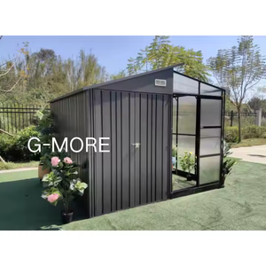 Cobertizo <span class=keywords><strong>de</strong></span> Metal para patio trasero al aire libre e invernadero Combo DIY jardín edificio invernadero comercial victoriano usado para la venta - Product Image 5