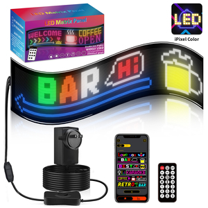 Nuovo Pannello LED Flessibile Personalizzato 32*192 per Display Animazioni Occhi Lampeggianti <span class=keywords><strong>Auto</strong></span>, Universale 12V, Marca BGZM - Product Image 4