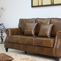 (SP-KS407) Vente en gros de canapé modulable moderne Mobilier de salon Ensemble de canapé en cuir