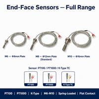 Sensor de Temperatura RTD de Platino Pt100 de Extremo Plano HUADONG