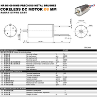 Moteur micro sans noyau de précision 816 8 mm basse tension DC 3,7 V 7,4 V 12 V léger à couple élevé 50 000 tr/min pour modèles d'avions